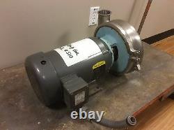 Waukesha 2085 Stainless Steel Centrifugal Pump 3 X 2-1/2 In/out Tri-clamp