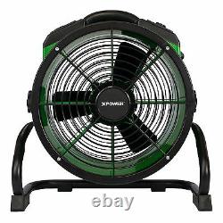 XPOWER X-34AR 1720 CFM Industrial Sealed Motor Axial Fan Air Mover w Outlets