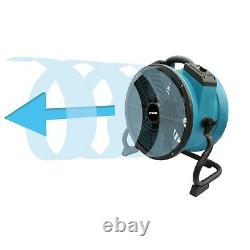 XPOWER X-34AR 1/4 HP Industrial Sealed Motor Axial Fan Dryer Air Mover w Outlets