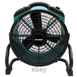 XPOWER X-34TR Variable Speed Industrial Sealed Motor Floor Axial Fan with Timer