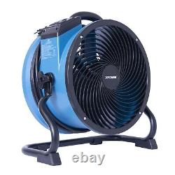 XPOWER X-39AR 1/4 HP Industrial Sealed Motor Axial Fan Floor Air Mover w Outlets