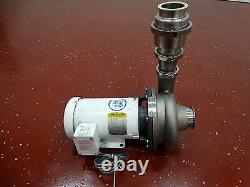 Ampco Centrifugal Pump 3 X 2-1/2 DDC 1750rpm 5.75imp Withbaldor Motor 2hp 230/460v