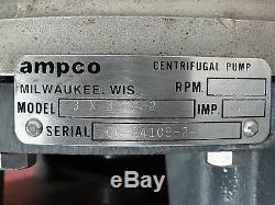 Ampco Pompe Centrifuge 3 X 3 Dch2 3500rpm 7.75imp Withbaldor Motor Jmm41061 20hp