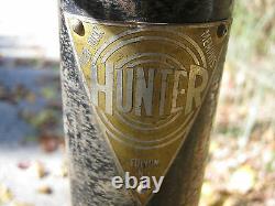 Antique Industriel Hunter Zephair Cast Iron Floor Fan Bullet Motor Cage Blade