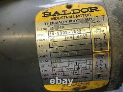 Balder Electric L3504m Moteur Industriel RPM 1,725 1/2 HP Objectif Général