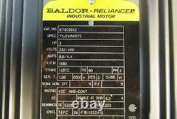 Baldor B79c0952 Moteur Industriel 3 Ph 230/460 Volts, 3 Hp, 1680 Rpm, 75j049w075