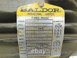 Baldor Cm3770t Moteur Industriel Électrique 7.5hp 1760rpm 230/460v 3ph 213tc Cadre