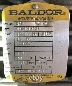 Baldor Electric 10hp 3 Phase Moteur Industriel 09c101x627 Nouveaut En Box