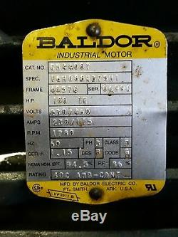 Baldor Electric Industrial Cm4400t De Moteur 230 / 460v 1780 RPM 3 Phases