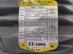 Baldor Electric M3663t 208-230/460v 13-12/6 3450rpm 5hp Fr184t Moteur Industriel