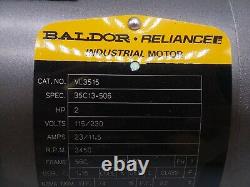 Baldor Electric Vl3515 2 HP Moteur Industriel