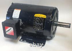 Baldor Reliance Electric Industrial Motor, 5hp, 208-230/460v, 1750rpm 184t 3-ph
