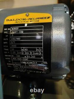 Baldor Reliance M3537 Avecshowa Denki Sb-100ht-b05-m222 Ventilateur Électrique Avec Garantie