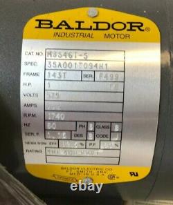 Baldor Reliance M3546t-5 1hp 575v 3ph Newfast Shipping