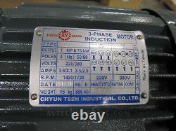 Chyun Tseh Industrial Electric Motor 1hp 3 Phase 220v/380v 00143b03101r-220/380v