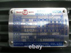 Chyun Tseh Moteur Électrique Industriel 2hp 3 Phase 230/460v 00243e04210