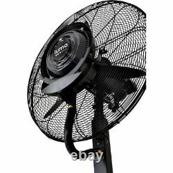 Commercial 26 High-velocity Outdoor Misting Fan, Black Industrial Utility Cool