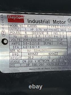 Dayton 4lx03g Industriel Electric Motor Brand New Lry 106