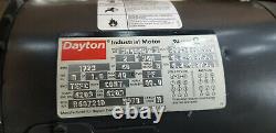 Dayton Industrial Electric Motor HP 2 Mod No# 3n486d Nouveau 3ph 1725 RPM 1 Ph 56h