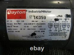 Dayton Moteur Industriel Électrique 1k059 Avec Réducteur D'arbre Parallèle 1l511