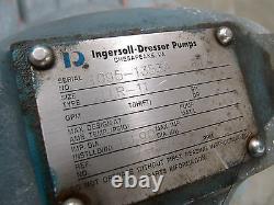 Dresser Ingersoll 2llr-11 Pompe De Boîtier À Fente Horizontale Avec Moteur De 100ch