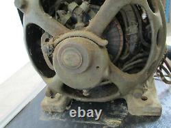 Énorme Antique Vintage Century 1 HP Electric Motor Repulsion Industrial Steampunk