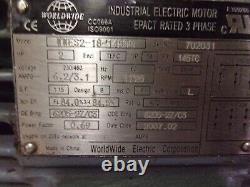 Industries Mondiales Wwes2-18-145tc Moteur Électrique 230/460v, 2hp, 1725 RPM