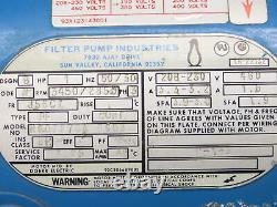 Industries de pompes filtrantes - Moteur électrique R607270A B903 1CV 3450 RPM 3PH 230V J56CZ