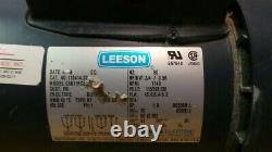 Leeson C6k11fc2 Moteur Industriel Électrique 3/4 HP Phase 1 Reconstruite