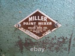 Miller Paint Shaker Mixer 3/4hp Moteur Électrique 1 À 5 Gallon Utilisation Industrielle
