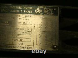 Moteur Électrique Industriel Mondial 3 Phase 10hp 230/460v 1180rpm Wwe10-12-256