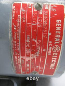 Moteur General Electric 5k43mg2519, 1 HP, 1725 RPM, Utilisé