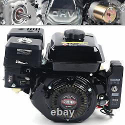 Moteur à essence OHV de qualité industrielle de 7,5 chevaux 3600 RPM, 4 temps, couleur noire.