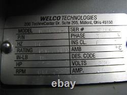 Moteur électrique WELCO 600tr/min 230v 3 phases M-2673-A