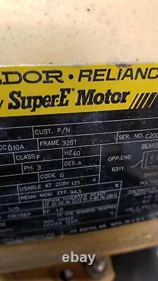 Moteur électrique industriel Baldor Reliance Super-E EM2543T 50HP 1775RPM 326T