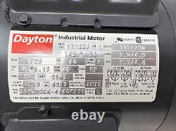 Moteur industriel Dayton (1)6K122J, 1/2 Hp, 56 Cadre, 115/230V AC