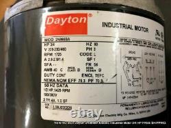 New No Box Dayton 2n866ba Moteur Industriel Électrique 3/4 HP Livraison Gratuite