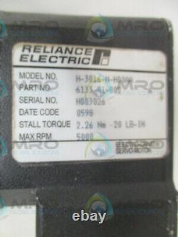 Reliance Électrique H-3016-n-h00aa 6133-01-802 Servomoteur 1 HP 5000 RPM Utilisé