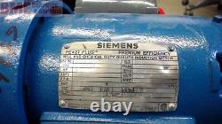 Siemens Pe 21 Plus 1 HP 143 Tc 3 Phase Ac Moteur 1755 RPM 460 Volts 60 Hz