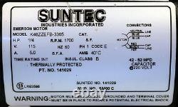 Suntec Industries Inc. Dp-0809-0907-a25 Pump Motor K48zzefb-3365 Emerson 141029